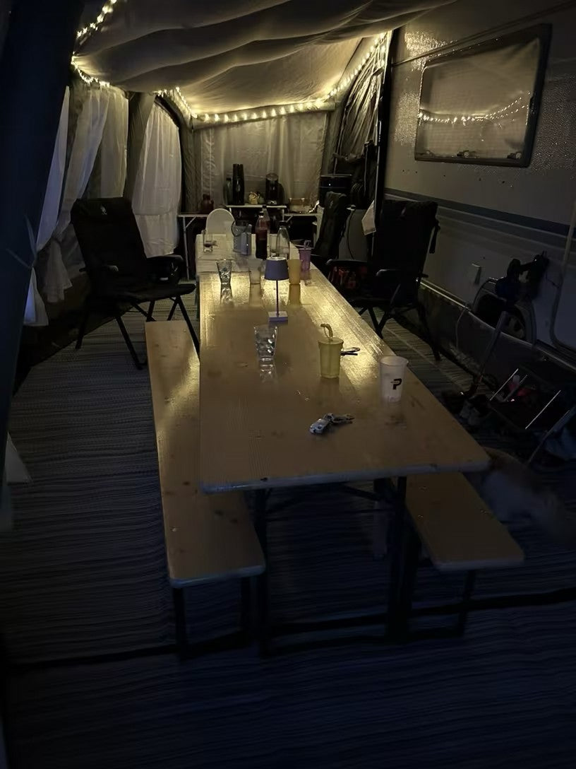 Dîner sous la guirlande OVELIS à la belle étoile