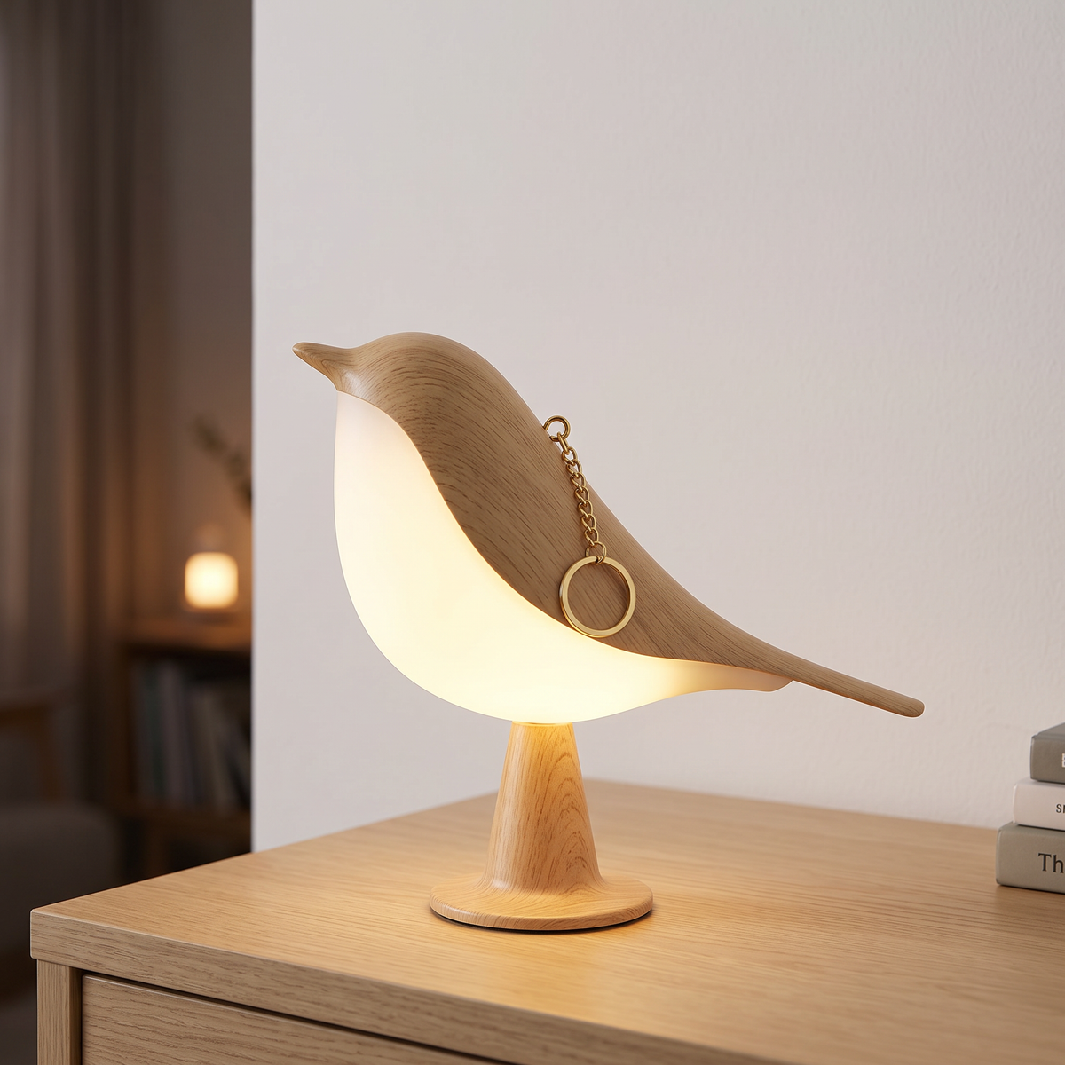 Cora in licht hout